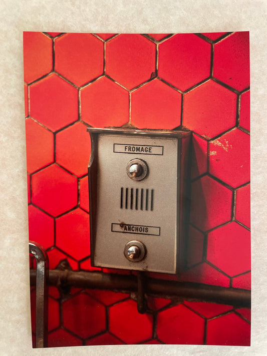 Carte postale "sonnette"