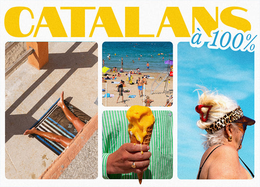 Carte postale "Catalans à 100%"