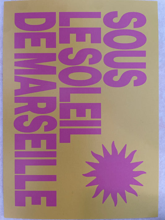 Carte postale "Sous le soleil de Marseille"
