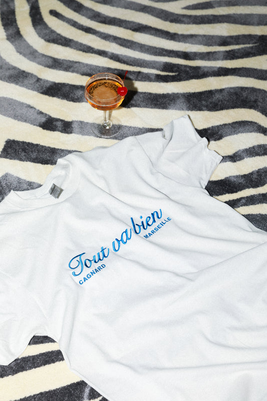 T shirt Brodé TOUT VA BIEN