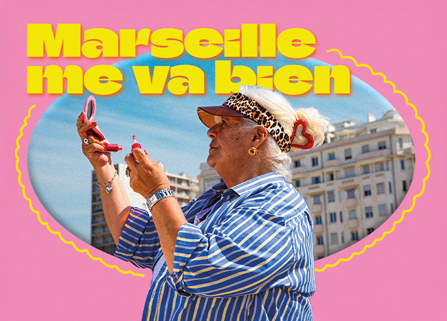 Carte postale "Marseille me va bien"