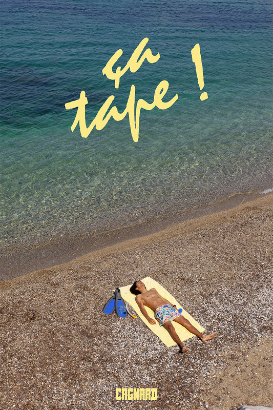 Poster "Ça tape" 28x42cm