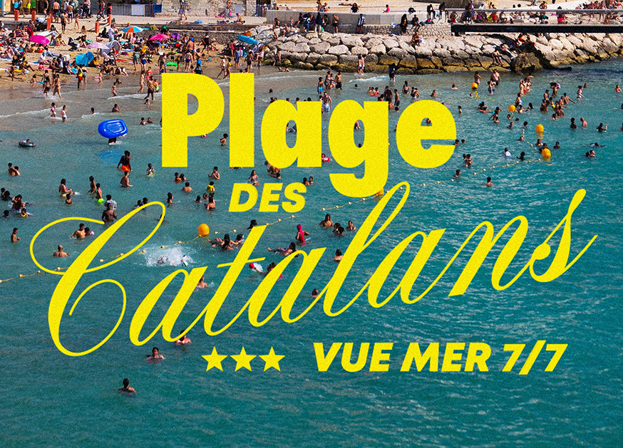 Carte postale "Plage des Catalans"