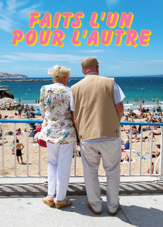 Carte postale "Faits l'un pour l'autre"