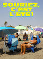 Carte postale "Souriez c'est l'été!"